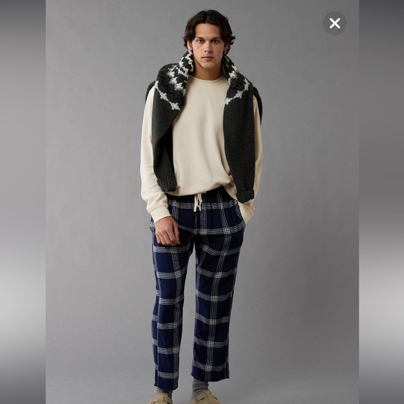 NWT AE Ribbed Long Sleeve Thermal T-shirt, Size XL - Picture 2 of 10